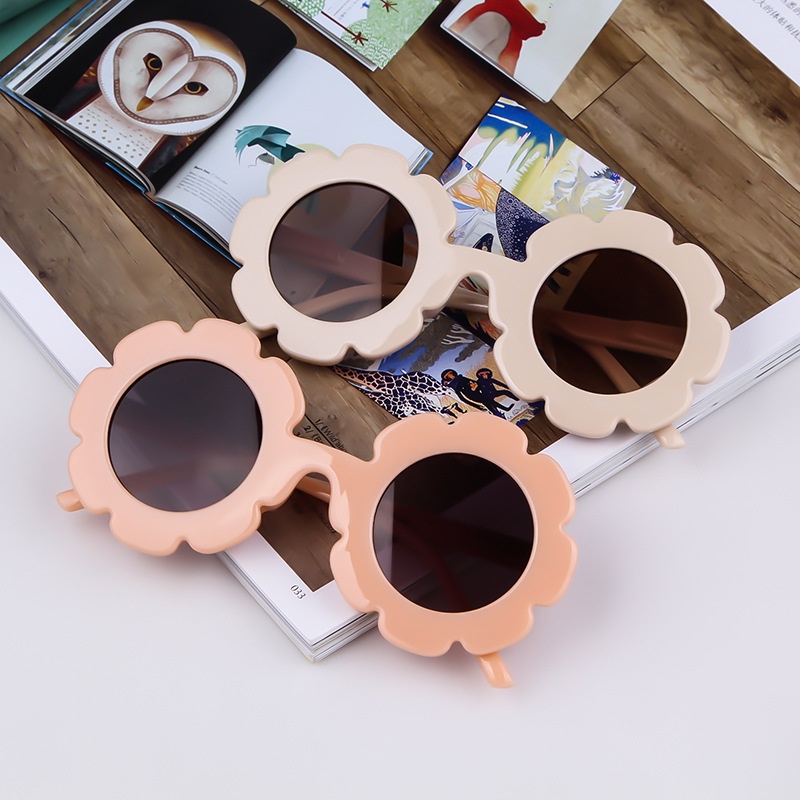 Kính Râm Hình Hoa Hướng Dương Ngăn Ngừa Tia Uv400 Cho Bé