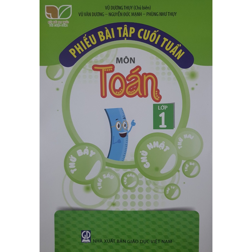 Sách - Phiếu bài tập cuối tuần môn Toán lớp 1