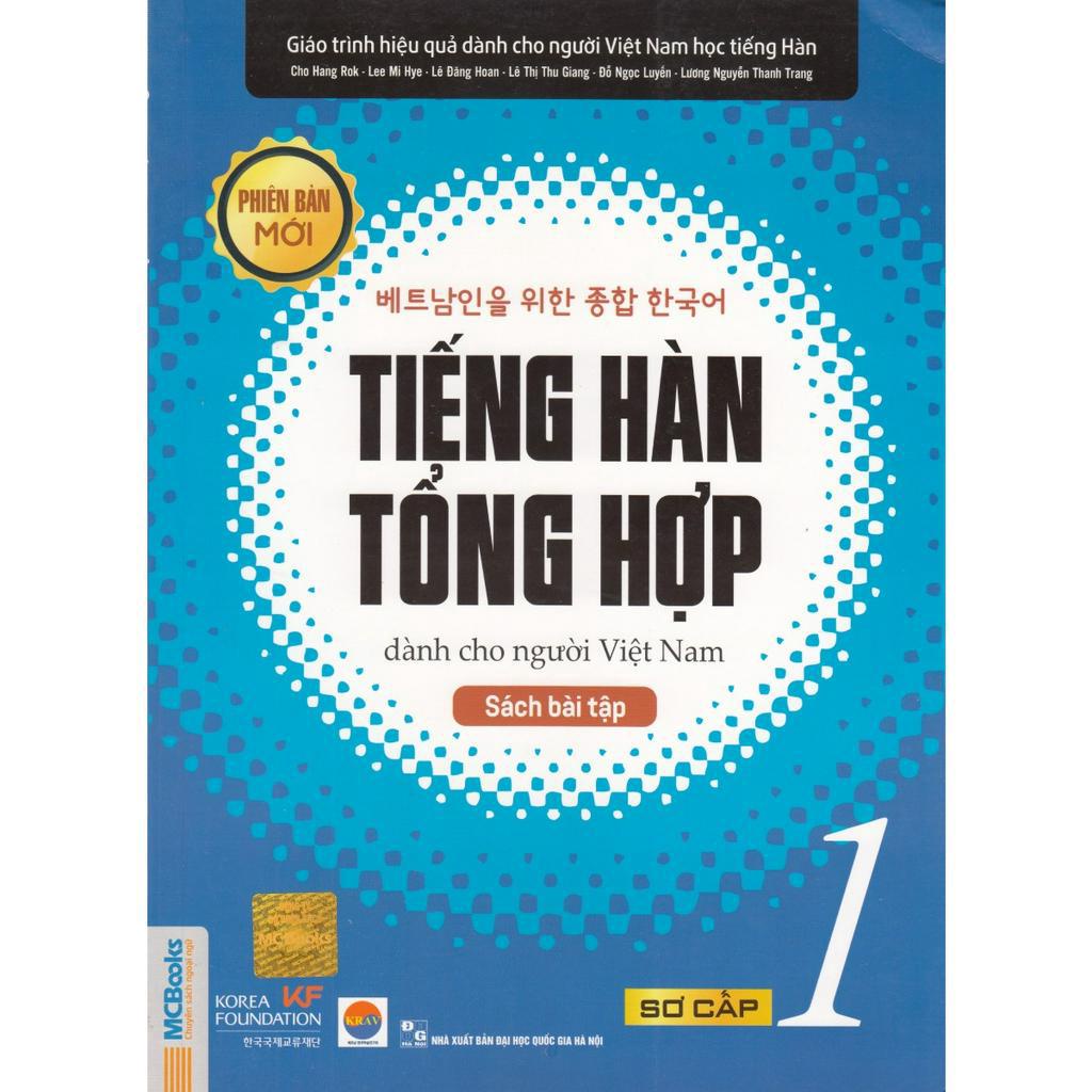Sách - Tiếng Hàn Tổng Hợp Dành Cho Người Việt Nam – Sơ Cấp 1 - Sách Bài Tập - MC