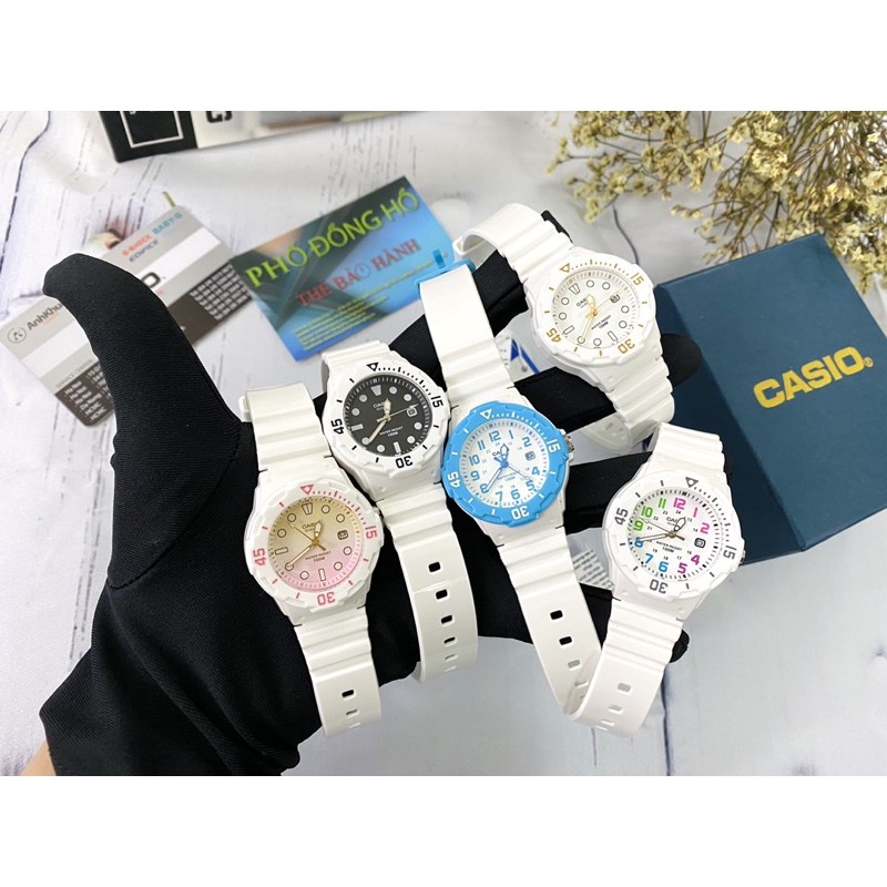 Đồng hồ nữ dây nhựa Casio LRW-200H  bill Hàn