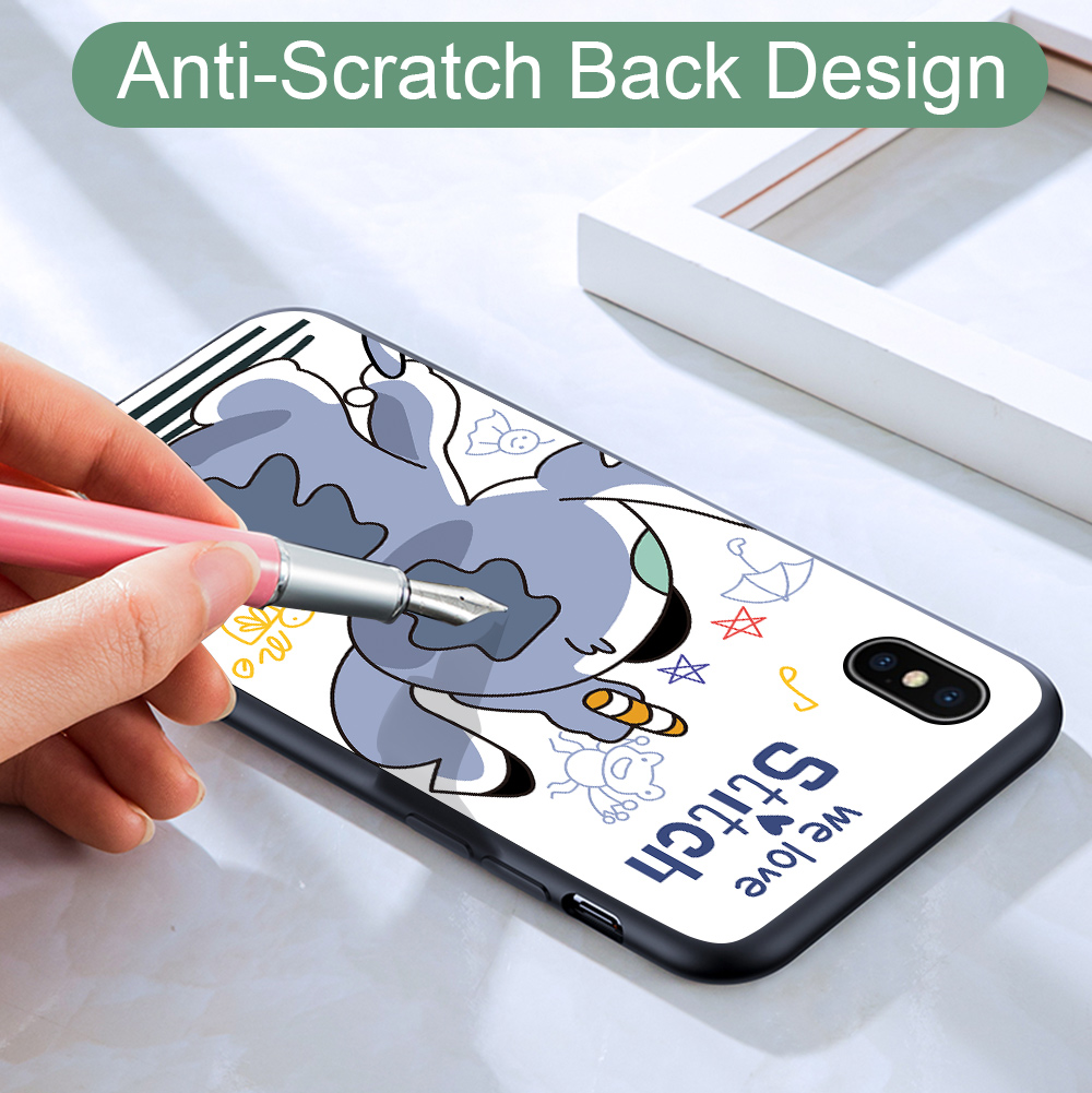 Oppo F11 F9 F7 F3 F5 Plus Pro F5 Youth cho Cartoon Cute Stitch Casing Shockproof Cases Silicone Phone Case Soft Cover Ốp lưng điện thoại