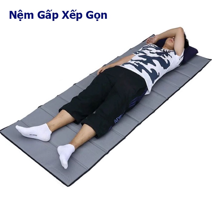 Nệm gấp ngủ trưa văn phòng tiện lợi, đệm ngủ trưa văn phòng gấp gọn - nệm ngủ du lịch gấp gọn - Đệm Gấp 1 người nằm
