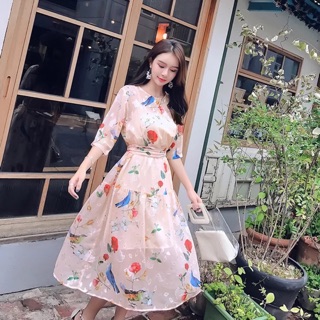 Thanh lý Đầm voan dịu dàng newtag