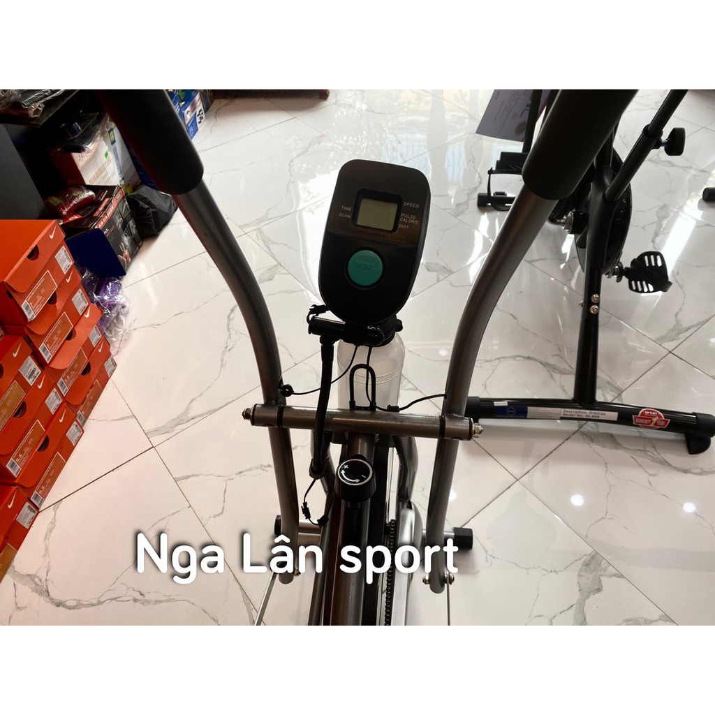 Xe đạp tập thể dục Airbike MK98 (Xám Bạc - HÀNG CHÍNH HÃNG - CÓ BẢO HÀNH )