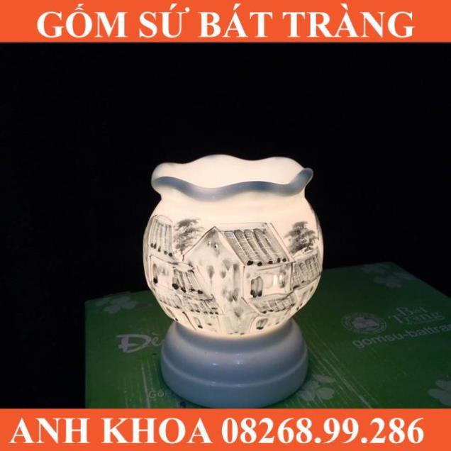 Đèn mới tại lò - Gốm sứ Bát Tràng Anh Khoa