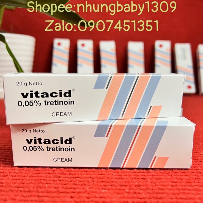 Vitacid retinoic ( tretinoin) 0.05 % chống lão hoá