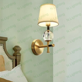 Đèn led trang trí tân cổ điển gắn vách tường phòng khách, phòng ngủ decor đẹp