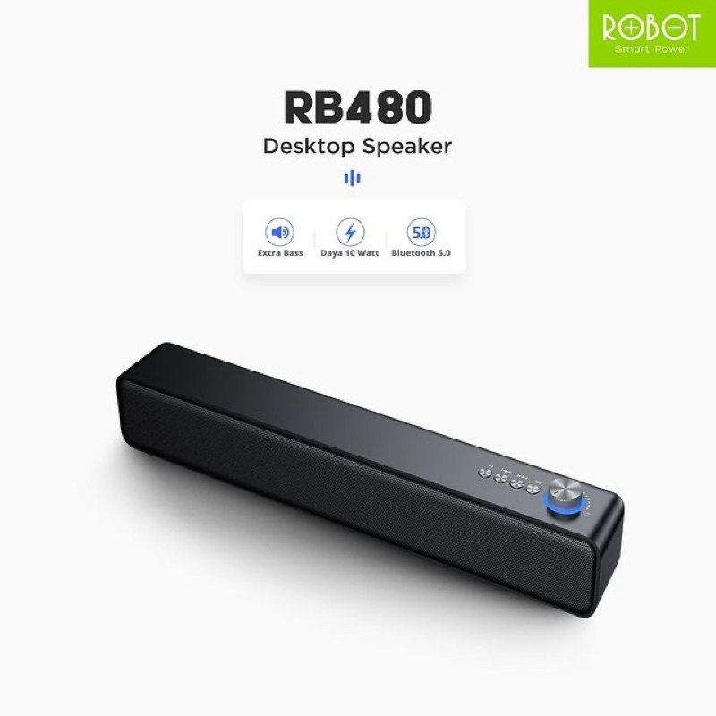 Loa Bluetooth Để Bàn ROBOT RB480 Công Suất 10W Pin 1200mAh