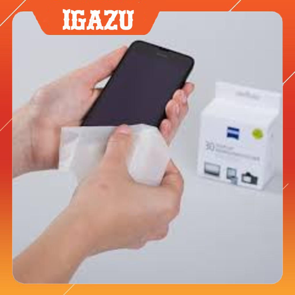 Khăn lau kính mắt / máy ảnh / laptop / màn hình điện thoại chuyên dụng - IGAZU