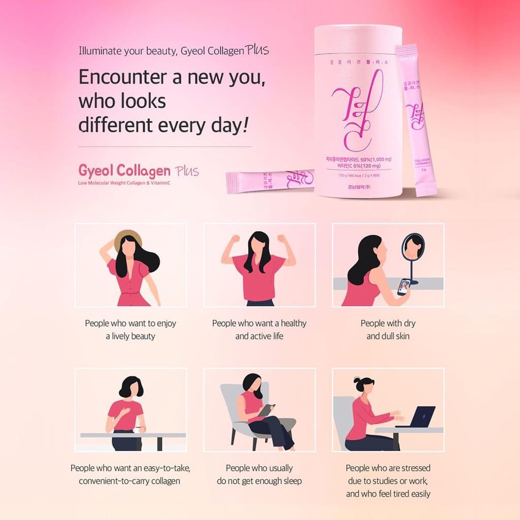 Bột Uống Collagen Hàn Quốc Lemona Gyeol Nano Collagen Powder Lemon Hộp 60 Gói - Bột Uống Tăng Nội Tiết Tố Nữ