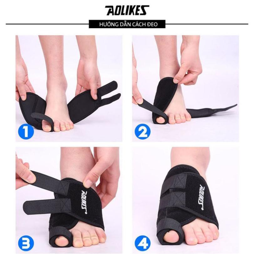 Băng cuốn bảo vệ gan bàn chân, ngón chân Aolikes AL1051 (1 đôi)