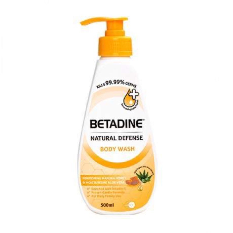 Sữa tắm Betadine 500ml date 8.2021