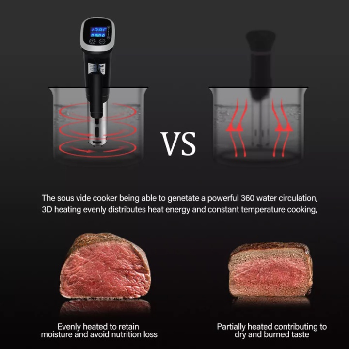 Máy Nấu Chậm Sous Vide BioloMix SV-8008 Công Suất 1200W - Hàng Chính Hãng