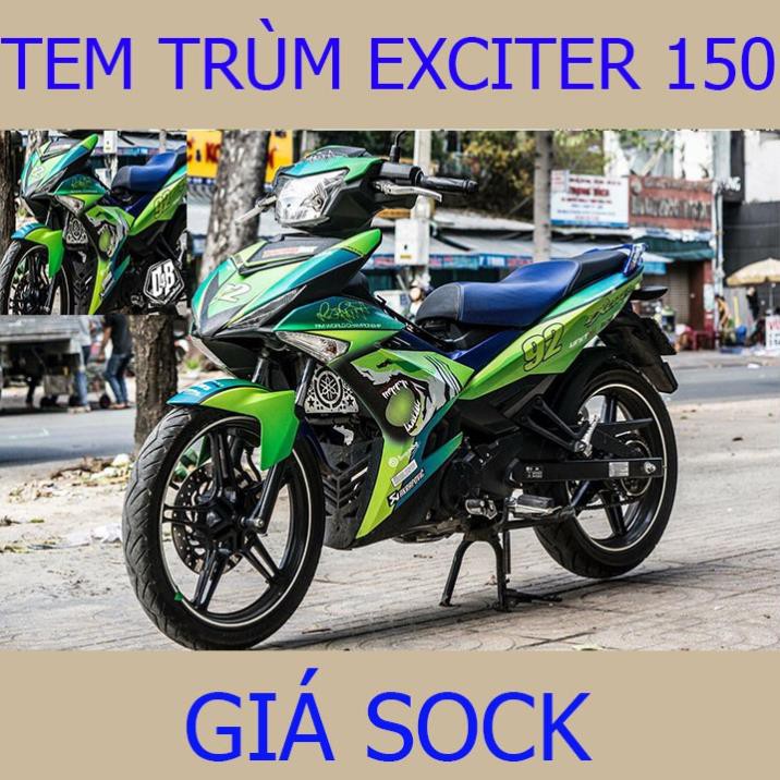 Tem Trùm Xe Exciter 150 Ex ( mẫu mới hot nhất)