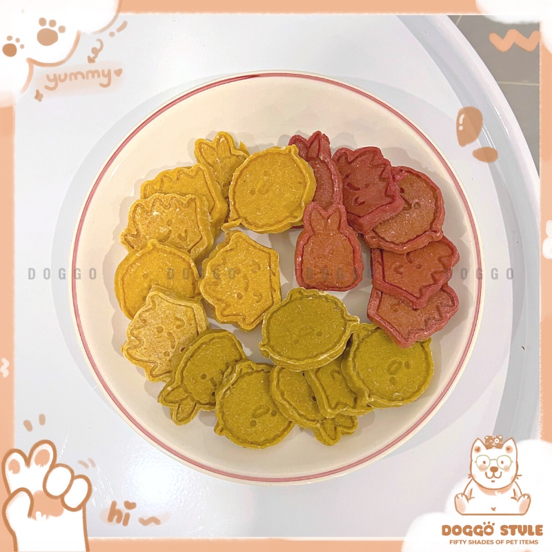 Treat Bánh Thưởng Cho Chó Phi Lê Gà Và Khoai Lang Sấy Khô DOGGO Homemade Không Chất Bảo Quản 50G / Thức Ăn Cho Chó