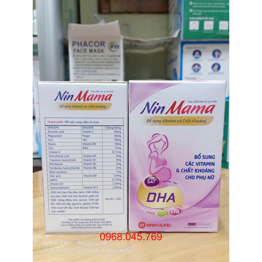 NinMama bổ sung vitamin cho mẹ bầu