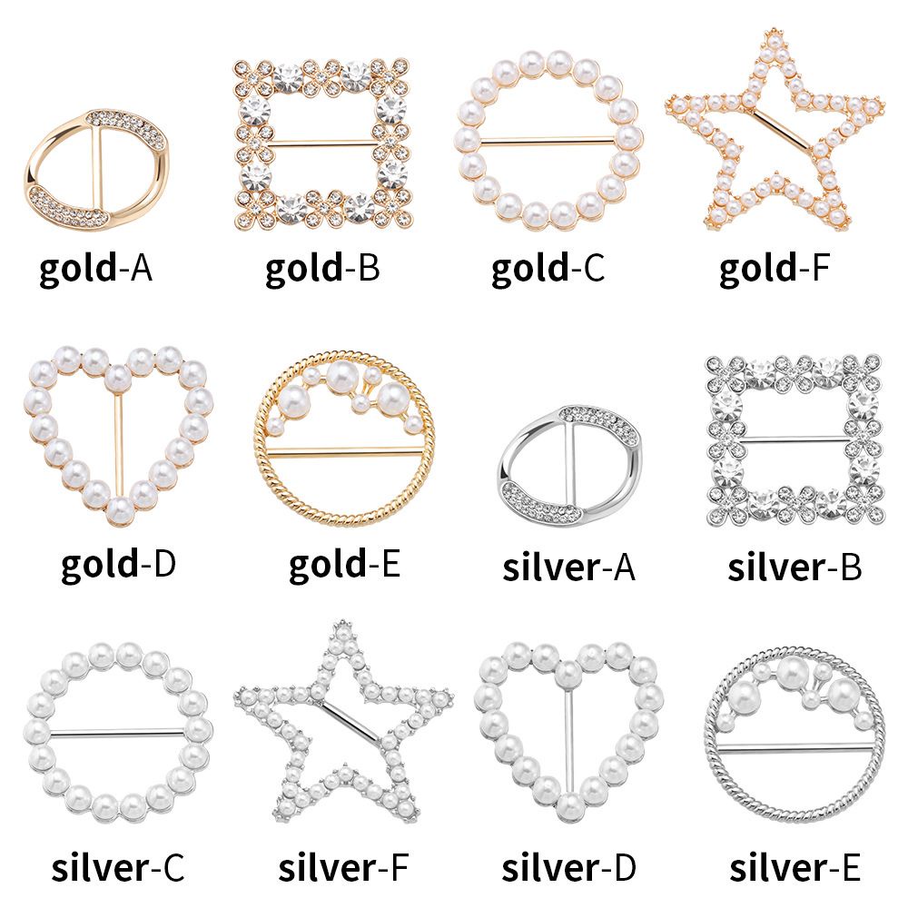 Fashion Clothing Corner Hem Pearl Knotted Buckle Ring