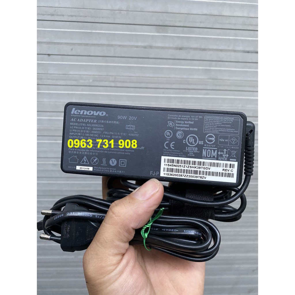 Adapter nguồn lenovo 20V dùng cho máy tính mini Lenovo M93