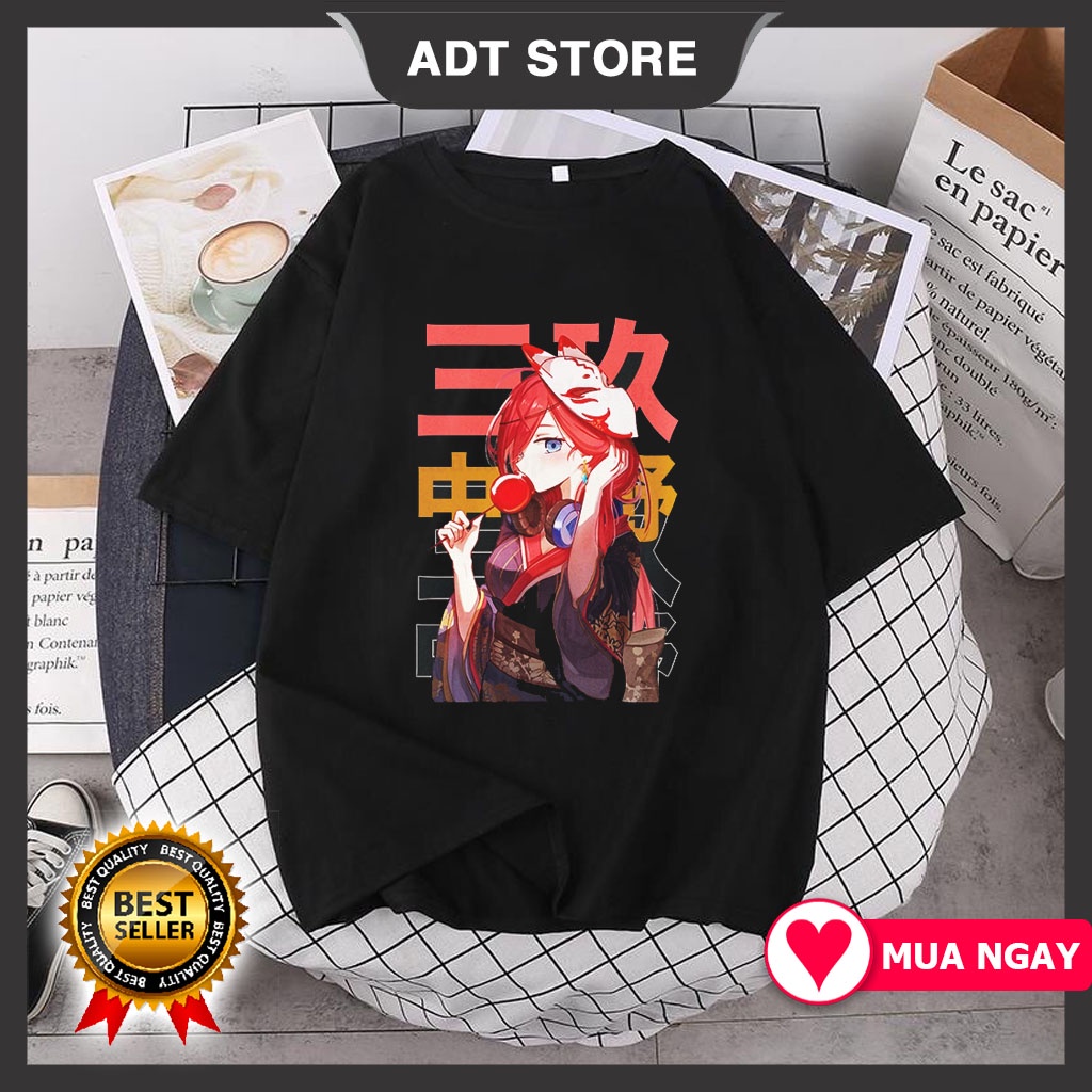 4 Mẫu Áo thun Gotoubun no Hanayome Miku  Anime ngắn tay độc đẹp giá rẻ siêu HOT