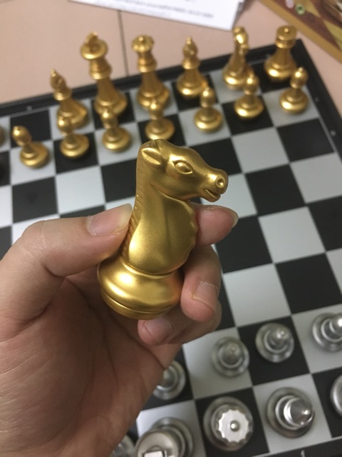 Bộ cờ vua nam châm Big szie. tăng tư duy trí tuệ cho trẻ