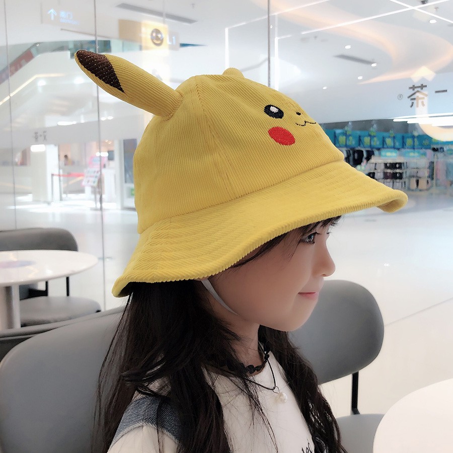 Mũ makuro picachu màu vàng