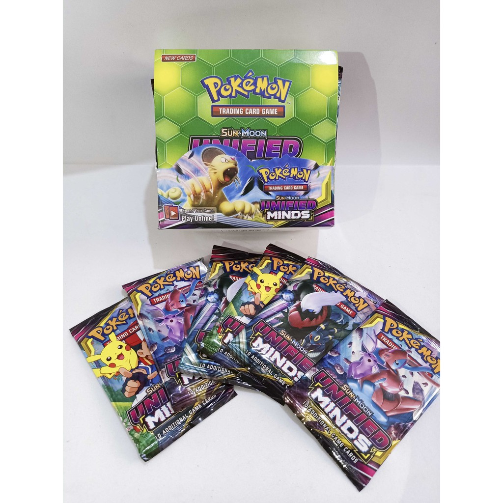 BỘ 324 lá thẻ bài POKEMON Board game Pokemon Tcg: Sun & Moon