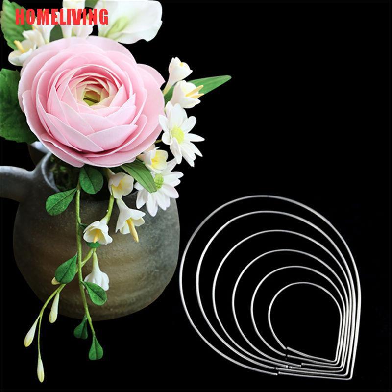 Set 6 Khuôn Cắt Tạo Hình Cánh Hoa Hồng Trang Trí Bánh Kem