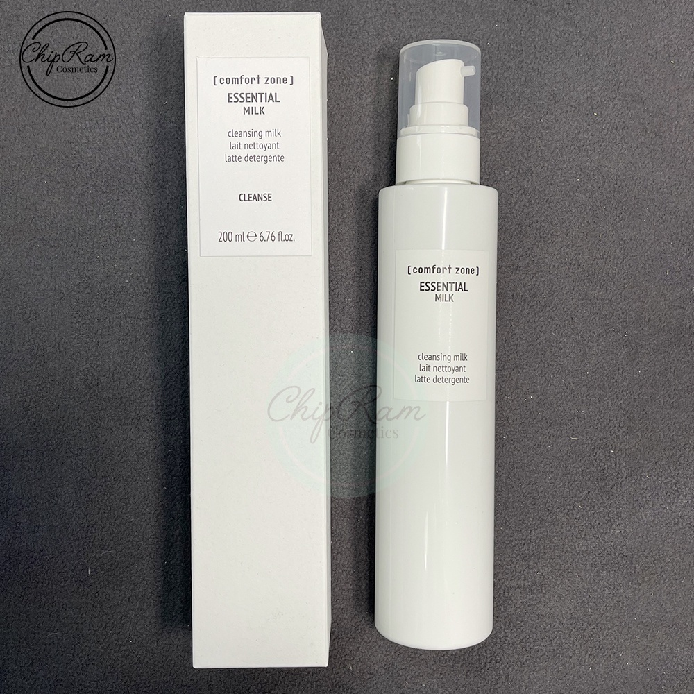 Sữa rửa mặt dịu nhẹ Comfort Zone Essential Milk 200ml làm mềm da