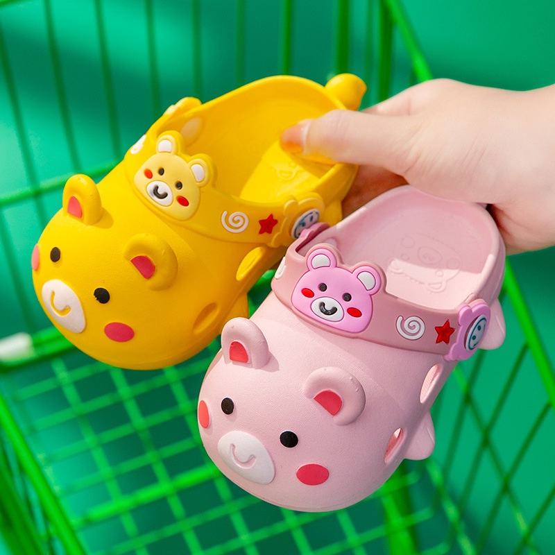 Kira Dép crocs Đi Trong Nhà Đế Mềm Chống Trượt Dành Cho Bé 1-2 - 8 Tuổi