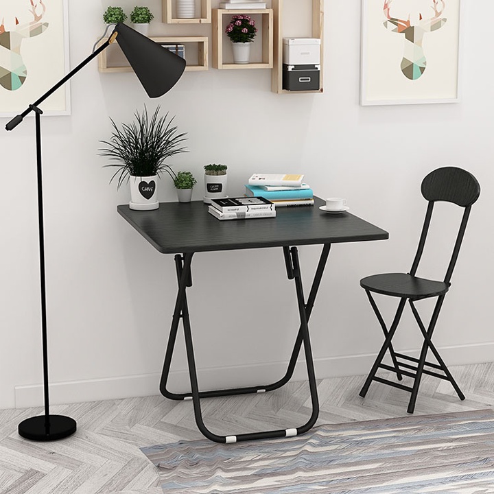 Bàn ăn gấp gọn thông minh hiện đại tiết kiệm không gian sống kích thước 60*60*71cm