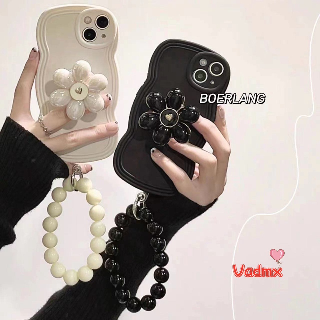 Ốp Điện Thoại Mềm Hình Hoa + Giá Đỡ Cho OPPO Reno 8 7 6 5 4 3 Pro + 5G 8Z 7Z 7 8 Lite 5Z 2 2Z 2F Z A95 5G A12E A3S A11S 2021
