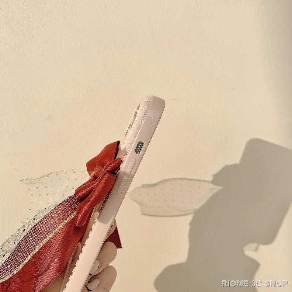 Ốp Điện Thoại Họa Tiết Ren Thắt Nơ Dành Cho Iphone | BigBuy360 - bigbuy360.vn