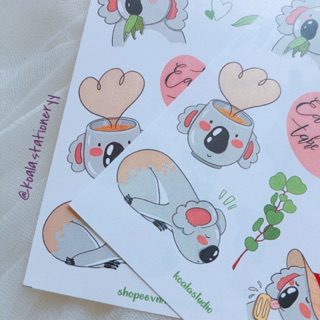 Bullet journal sticker - Koala sticker set