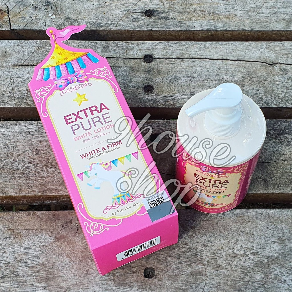 01 Lotion Dưỡng Trắng Da Chống Nắng EXTRA PURE WHITE LOTION SPF 100 PA++ White &amp; Firm 300ml Thái Lan