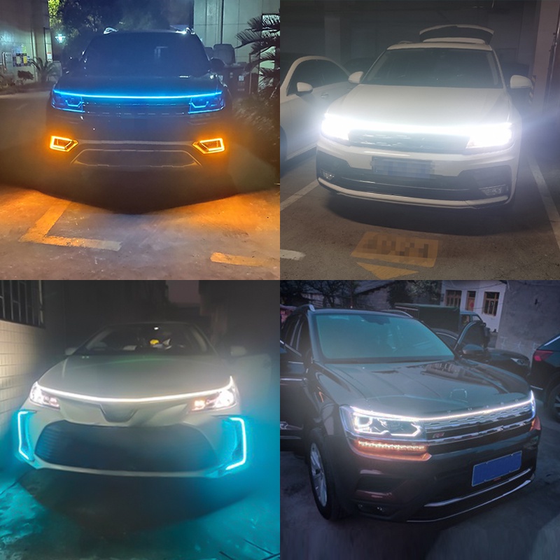 Dây đèn LED SEAMETAL 12V DRL chống thấm nước trang trí vỏ đèn xe hơi tiện dụng