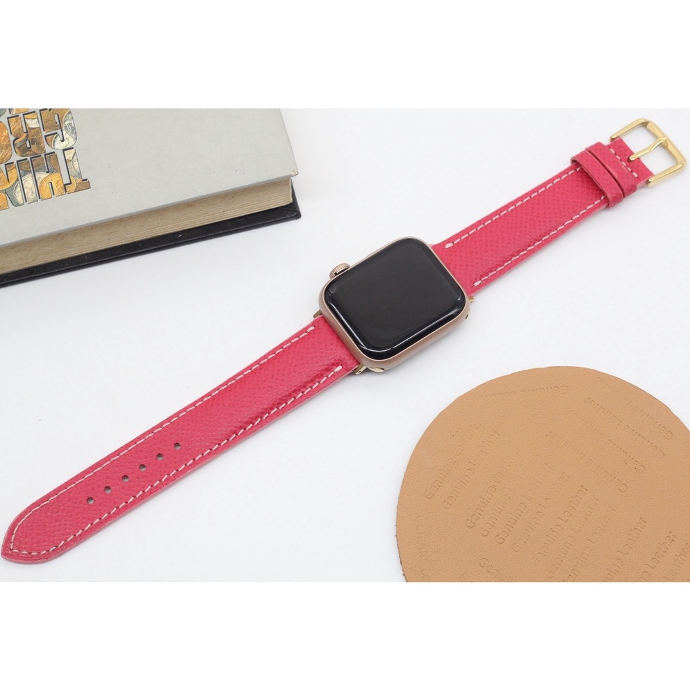 Dây Đeo Thay Thế Apple Watch, Dây Da Đồng Hồ APPLE WATCH Da EPSOM Cao Cấp Phù Hợp Với Mặt 38mm,40mm,41mm,42mm,44mm,45mm