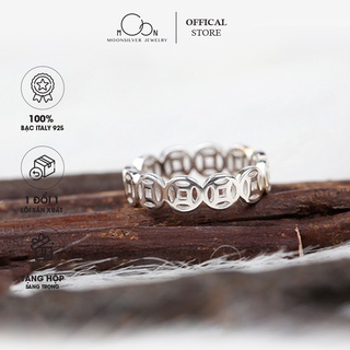 Nhẫn bạc kim tiền nhẫn bạc ý s925