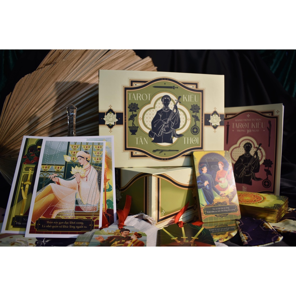 Tarot Kiều Tân Thời phiên bản limited 202 bộ kỷ niệm 202 năm ngày mất cụ Nguyễn Du The Tale of Kieu Tarot