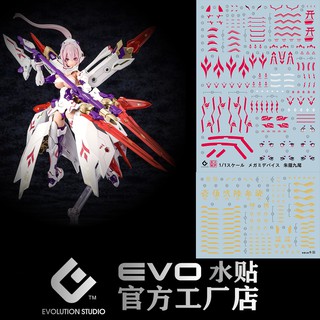 Decal nước cho mô hình Megami Device Asra Nine Tails