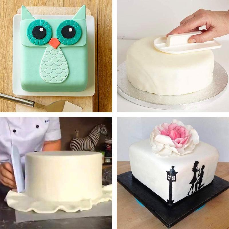 Dụng cụ chà phẳng bằng nhựa ANAEAT dành cho chà láng bánh