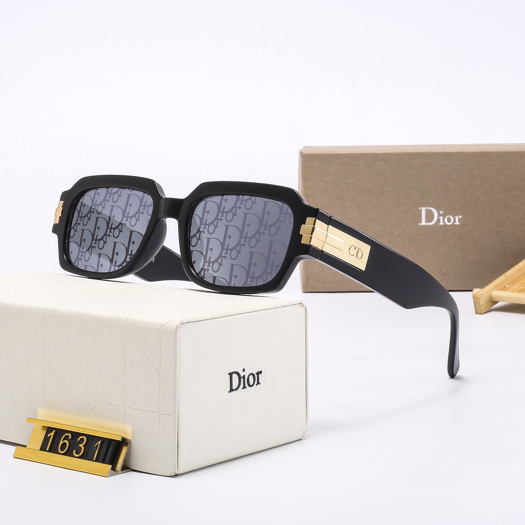 Kính Mát Phân Cực Du Lịch Ngoài Trời Chính Hãng Dior_Bằng Hộp Đựng Kính (Kèm Hộp Đựng)
