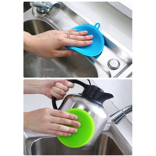 Miếng rửa chén bát silicon tiện dụng
