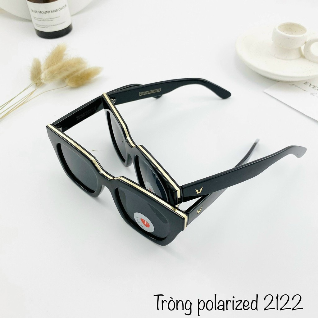 ❌POSHOP❌MẮT KÍNH MÁT NAM NỮ V VIỀN VÀNG HÀN QUỐC CAO CẤP TRÒNG POLAROID XỊN HOT TREND | BigBuy360 - bigbuy360.vn