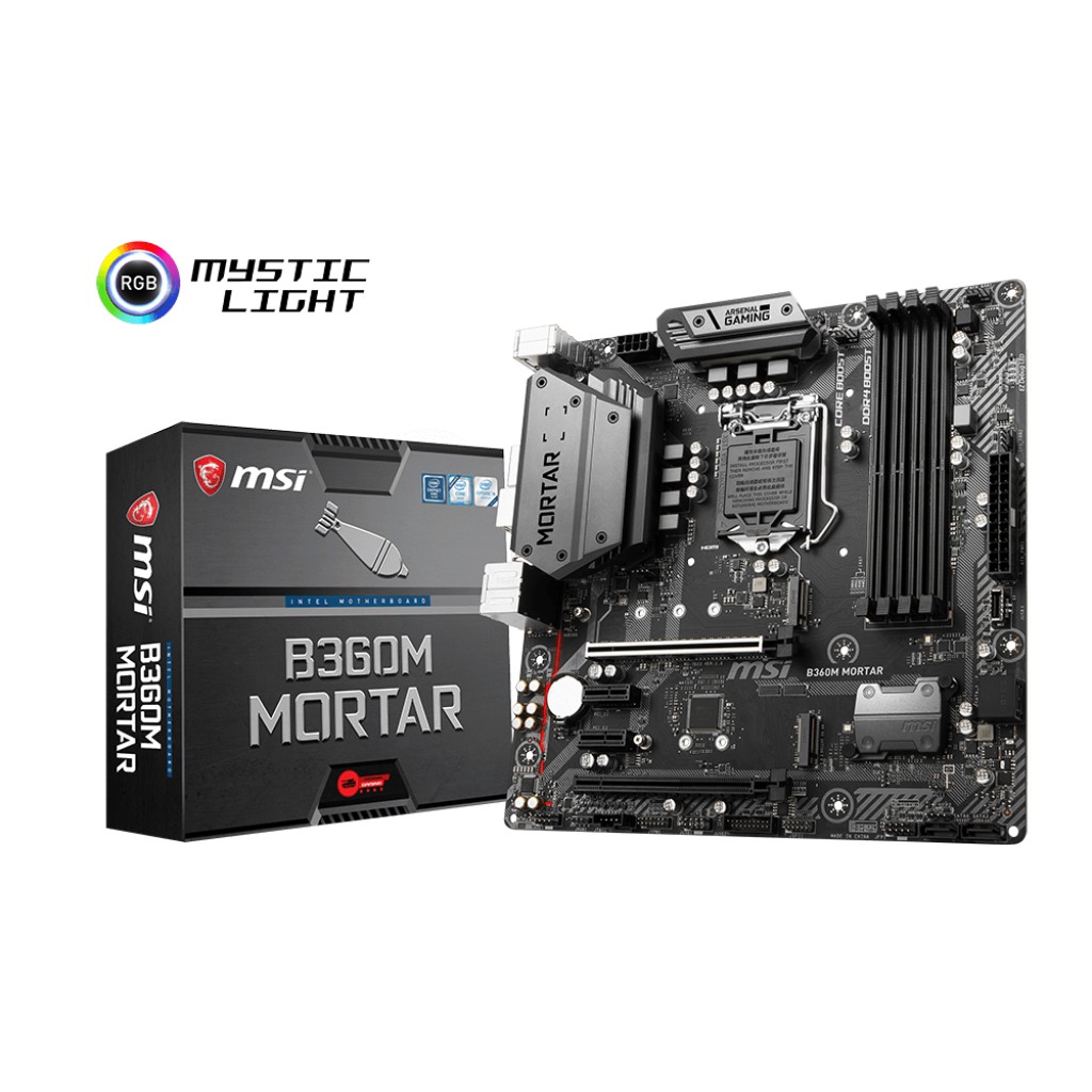 Combo main MSI B360M Mortar + Intel I3 9100F