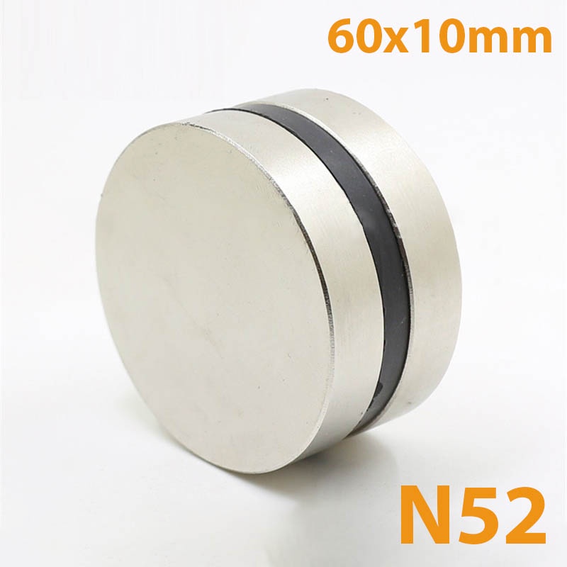Nam châm chế tạo tua bin điện gió siêu mạnh N52 kích thước 60x10mm