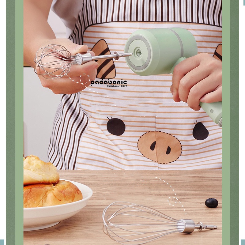Máy xay thịt tỏi Padabanic 6977 ớt xay rau củ nhà bếp đa năng loại 250ml 3 chế độ lưỡi sạc USB tích điện siêu tiện lợi