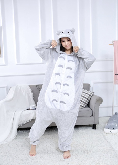 Bộ Đồ Thú Totoro – Bộ Đồ Ngủ Hình Thú Totoro Dễ Thương (Người Lớn)