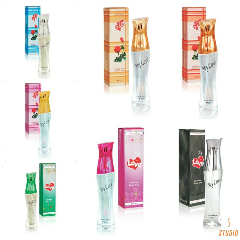 NƯỚC HOA MY LOVE TÌNH NHÂN 15ML, 35ML, 45ML ĐỦ MÀU CTY QUANG ĐỨC.