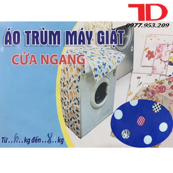 Aó Trùm Máy Giặt Cửa Ngang 6Kg Đến 8Kg