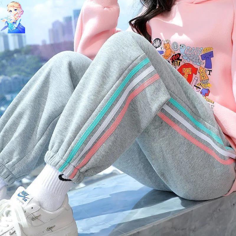 Quần Jean Dài Thể Thao Chống Muỗi Phong Cách Thời Trang Xuân Thu Hàng Mới Phong Cách Phương Tây 2022 Cho Bé Gái